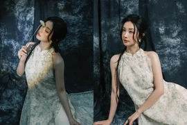 Jun Vũ 'đốn tim' với áo dài cách tân sắc vóc ngọc ngà, thần thái miễn chê