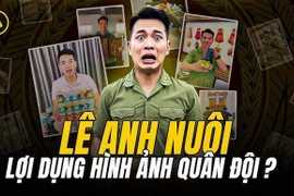 Nghi vấn Lê Anh Nuôi 'lợi dụng hình ảnh quân đội' bán hàng cá nhân