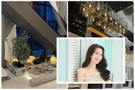 Cận cảnh ngôi nhà 9 tầng rộng rãi của MC Ngô Mai Phương