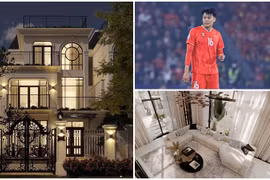 Toàn cảnh biệt thự lộng lẫy như lâu đài của Thành Chung