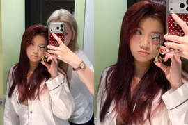 Chụp ảnh trước gương, Bảo Hân Helia chiếc cúc áo 'phản chủ'