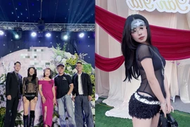 Ăn mặc phản cảm đi ăn cưới, cô gái khiến netizen 'nóng mắt'