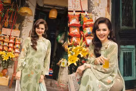 Phanh Lee khoe nhan sắc dịu dàng, khí chất quý cô Hà thành