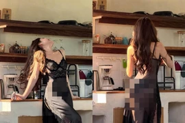 Danh tính mỹ nhân diện đồ xuyên thấu khi vào bếp gây bão khắp cõi mạng