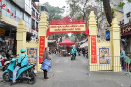 Chợ hoa Xuân Phố cổ 2026, không gian Tết truyền thống giữa lòng Thủ đô