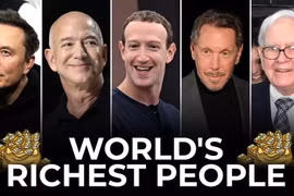 Tài sản tỷ phú toàn cầu phá kỷ lục
