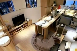 Ngỡ ngàng căn hộ 15m2 tiện nghi cho gia đình 4 người