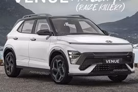 Hyundai Venue 2026 lộ diện, thiết kế to ngang Kia Seltos?