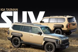 Kia hé lộ SUV khung rời từ bán tải Tasman "đấu" Ford Everest