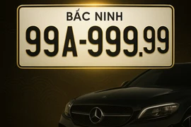Biển số ôtô siêu VIP 99A - 999.99 lập kỷ lục tới 21,8 tỷ đồng