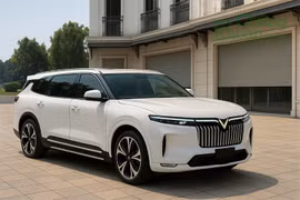 Mẫu SUV cỡ lớn VF9 2026 của VinFast rò rỉ hình ảnh tại Úc