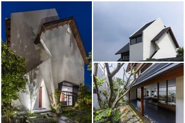 Chiêm ngưỡng ngôi nhà mái dốc nhiều tầng độc đáo ở TP HCM