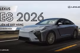 Lexus ES 2026 nhận cọc tại Việt Nam, cao nhất hơn 3,1 tỷ đồng