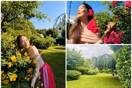 Mê mẩn khu vườn 1.000m2 như cổ tích của ca sĩ Mỹ Lệ 