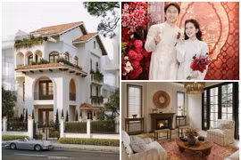 Cận cảnh biệt thự đẹp mê ly của Đình Tú - Ngọc Huyền sau đám cưới 