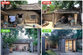 Nhà cũ "lột xác" trong vòng 15 ngày khiến cả làng xôn xao