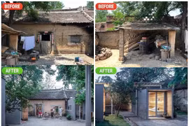Nhà cũ "lột xác" trong vòng 15 ngày khiến cả làng xôn xao