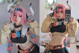 Hóa thân thành nhân vật Genshin Impact, nữ cosplayer gây bão mạng