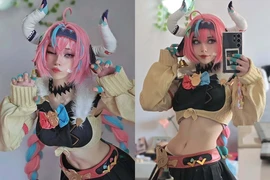 Hóa thân thành nhân vật Genshin Impact, nữ cosplayer gây bão mạng