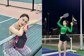 Nữ MC nổi tiếng mê thể thao Thanh Thanh Huyền, 'cân đẹp' pickleball