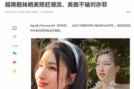 'Mỹ nhân Việt' Phương Nhi được truyền thông Trung Quốc khen nức nở