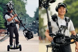 Steadicam Lê Bảo Hân nói về 'áp lực tinh thần' tác nghiệp Đại lễ A80