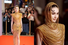 'Ma nữ đẹp nhất Thái Lan' Mai Davika hoá nữ thần khi đổ bộ thảm đỏ