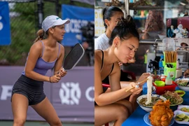 Cam thường bắt trọn visual mỹ nữ làng pickleball Alix Trương