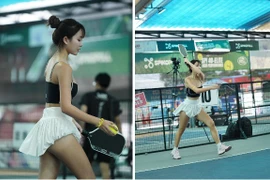 Cô gái bị mắng 'gọi vốn' trên sân pickleball vì mặc mát mẻ