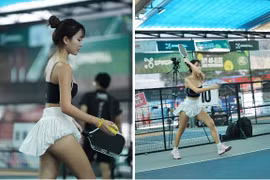 Cô gái bị mắng 'gọi vốn' trên sân pickleball vì mặc mát mẻ