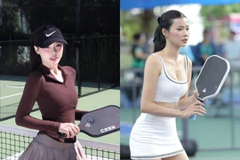 Gái đẹp Đắk Lắk ghi điểm tuyệt đối khi xuất hiện trên sân pickleball