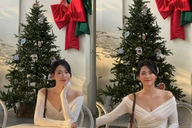 Minh Trang khoe nhan sắc trong veo, dịu dàng đón Giáng sinh