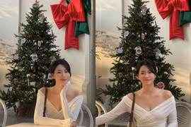 Minh Trang khoe nhan sắc trong veo, dịu dàng đón Giáng sinh
