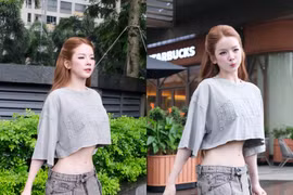 DJ Mie khoe vòng eo con kiến, săn chắc ngắm là mê