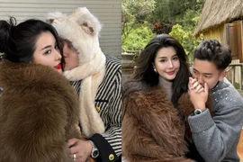 'Đệ nhất hot girl Sài Gòn' Võ Ngọc Trân khóa môi ngọt ngào với bạn trai