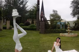 Sĩ Thanh mừng sinh nhật 'độc nhất vô nhị', tập yoga với bánh sinh nhật