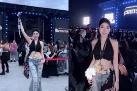 Em gái Văn Toàn nổi bật tại concert G-DRAGON với visual sáng rực