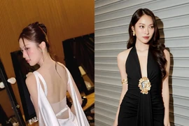 MC Khánh Vy hiếm hoi diện váy khoét hở bạo, visual 'chấn động cõi mạng'