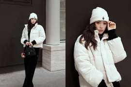 Hoa hậu Việt Nam 2018 Trần Tiểu Vy gây chú ý khi hóa 'cô bé mùa đông'