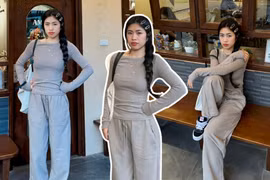 'Hot girl bóng đá nữ Việt Nam' Nguyễn Thanh Nhã khoe vóc dáng khi đi cà phê