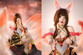 Nữ MC Mai Dora "gây bão" với bộ ảnh cosplay Hồ Ly 9 Đuôi đầy mê hoặc