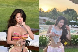 “Đệ nhất hot girl Sài thành” Võ Ngọc Trân diện bikini, body gợi cảm miễn chê