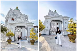 Toàn cảnh lâu đài 1.000m2 xa hoa của Ngân Collagen