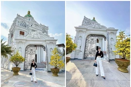 Toàn cảnh lâu đài 1.000m2 xa hoa của Ngân Collagen