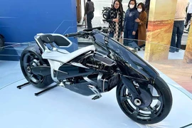 Honda EV Outlier - môtô điện đậm chất tương lai "khoe dáng" tại Hà Nội