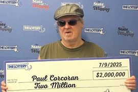 Mua vé số, người đàn ông 2 lần trở thành triệu phú trong một đêm