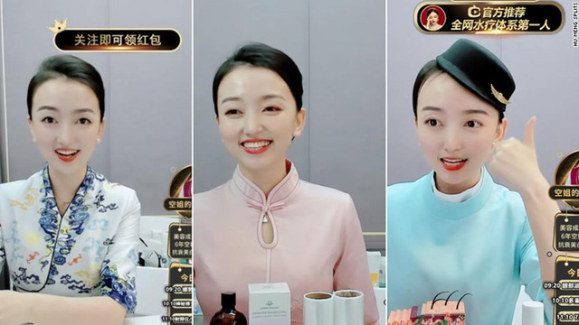 Nữ tiếp viên hàng không bỏ việc đi bán hàng livestream, kiếm tiền khủng Nu tiep vien hang khong bo viec di ban hang livestream, kiem tien khung