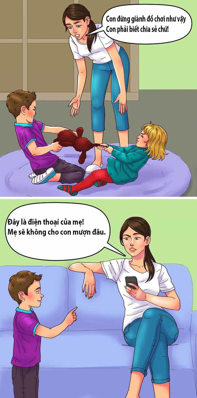 10 hành vi của bố mẹ có tác động xấu đến con - Hình 6 10 hanh vi cua bo me co tac dong xau den con-Hinh-6