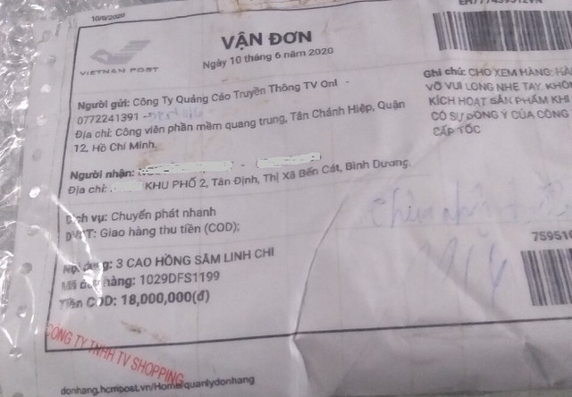 Tin bán hàng trên ti vi, bị lừa vài trăm triệu đồng - Hình 2 Tin ban hang tren ti vi, bi lua vai tram trieu dong-Hinh-2