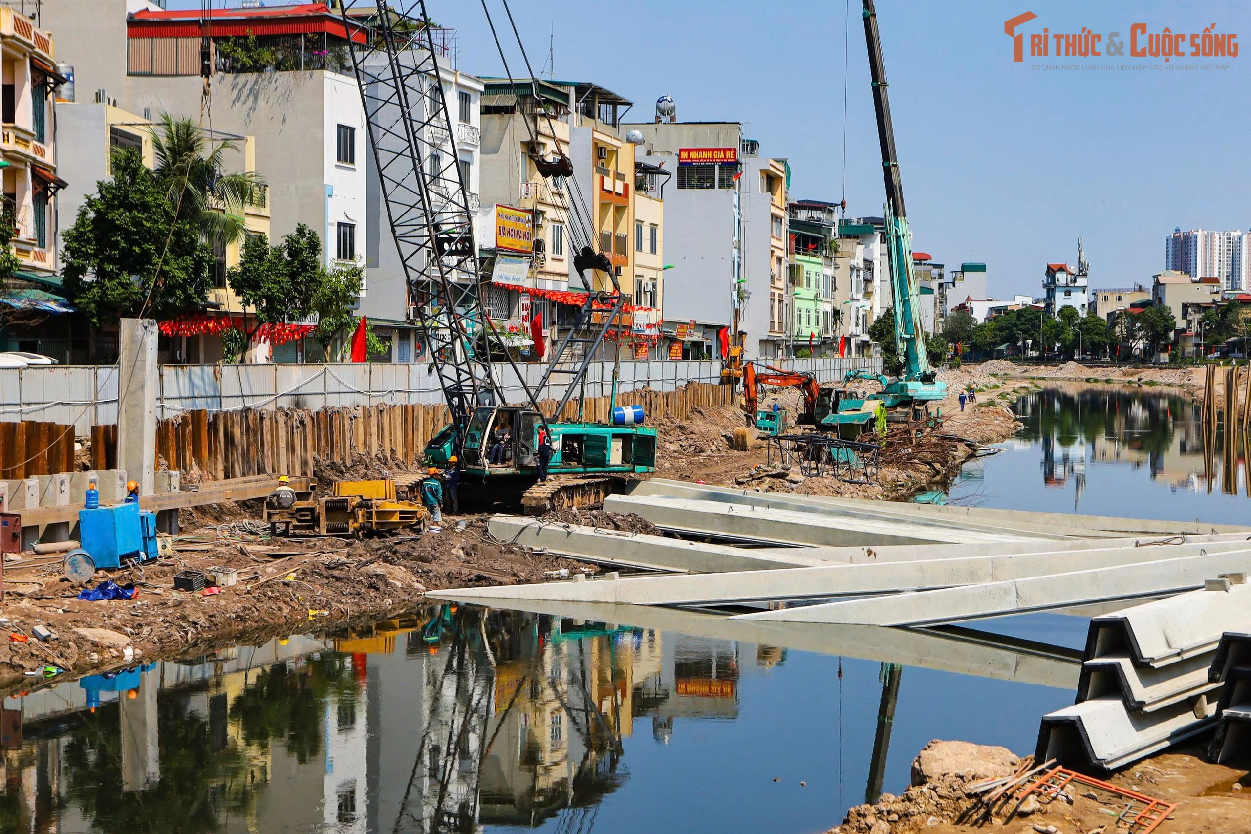 Hà Nội tăng tốc dự án cải tạo sông Kim Ngưu, giảm ngập úng khu vực phía Nam